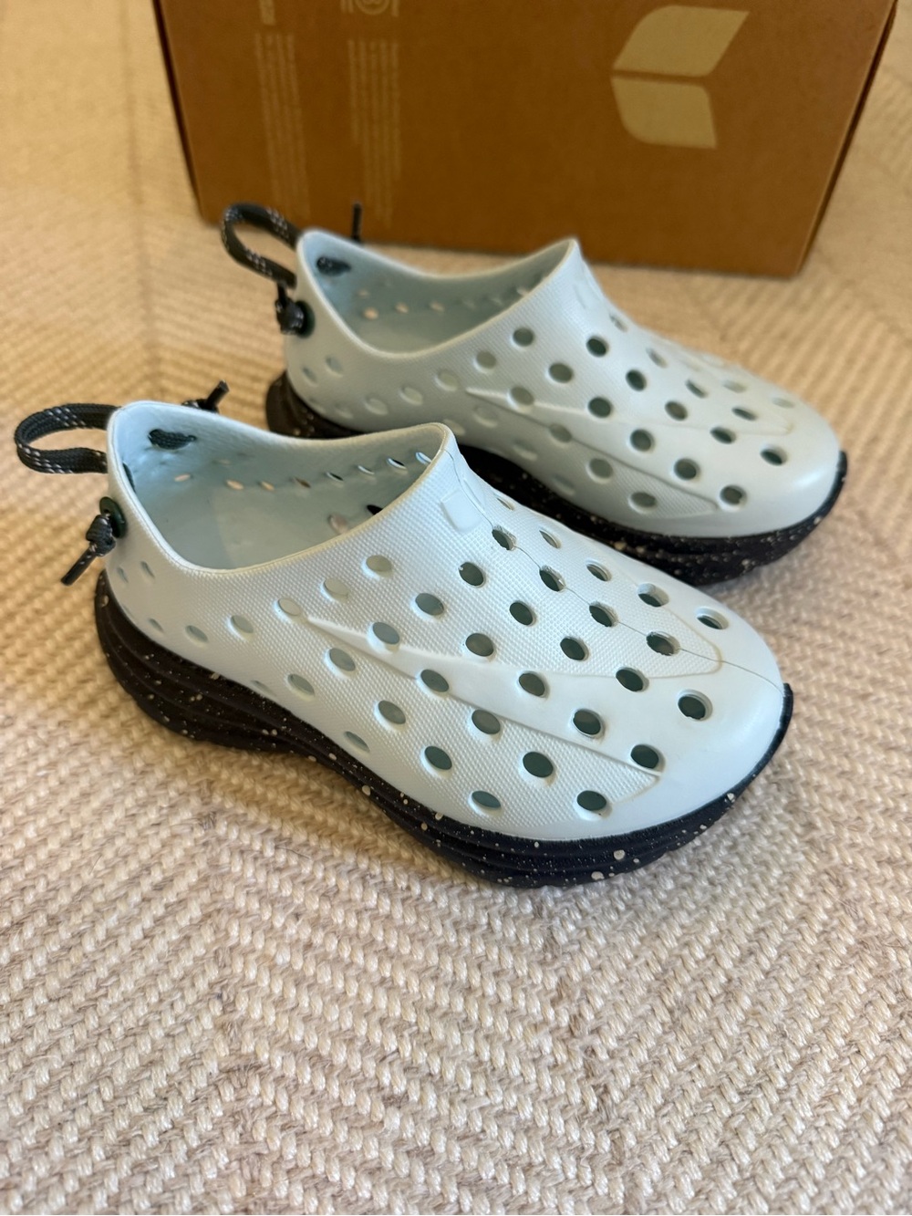Kids Kanes - Ready Slip-On Clog in Light Blue & Navy Speckle, C9